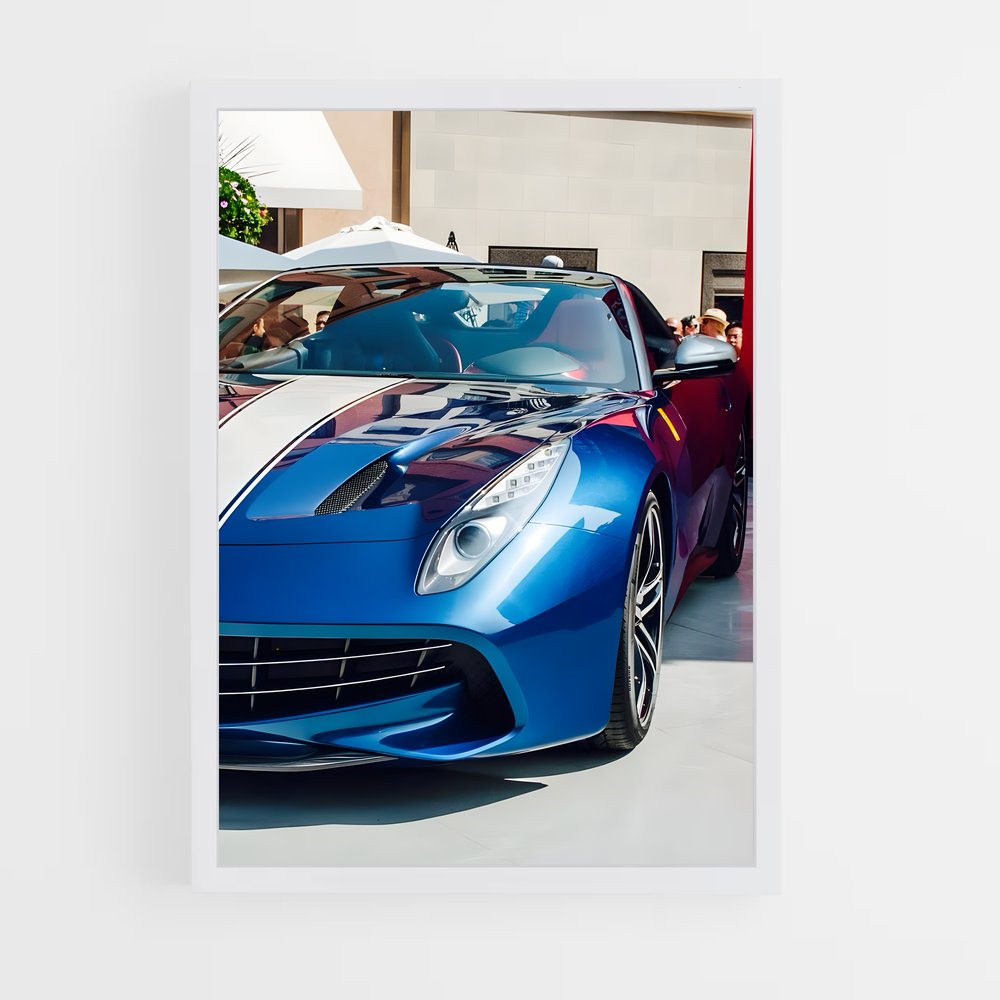 Poster Ferrari Blue Dream (vue 3)